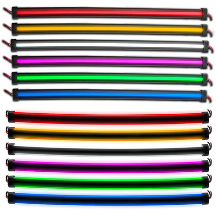 Trux Brand 12", 24" or 48" Glow Strip LEDs (Red, Amber, White, Purple, Green, or Blue)