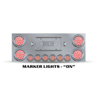 Trux Rear Center Panel w Dual Revolution Lights
