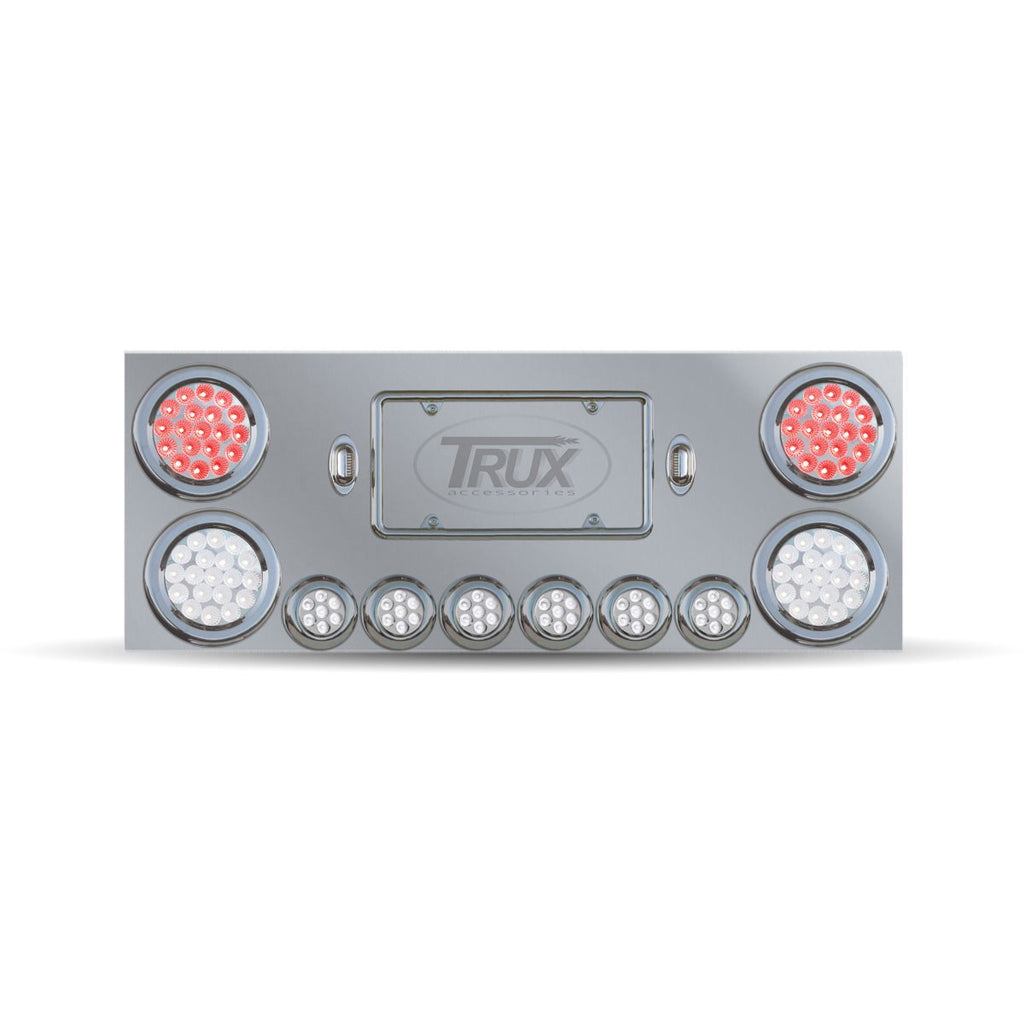 Trux Rear Center Panel w Dual Revolution Lights