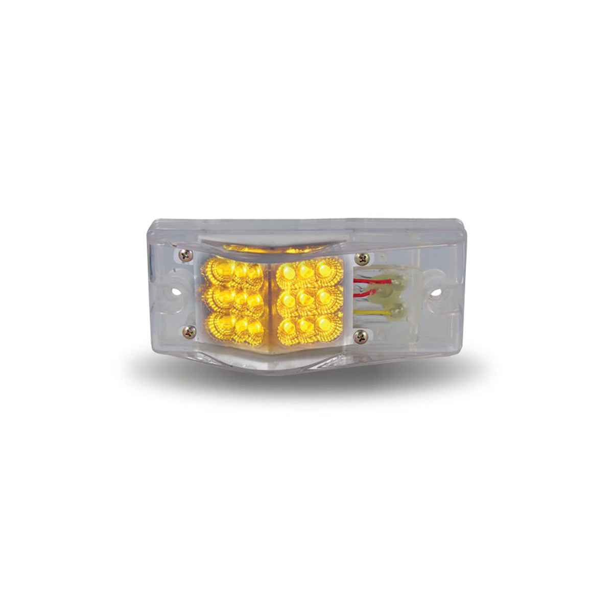 Trux Amber LED 2" x 6" Mid-Turn Surface Mount Rectangle Light