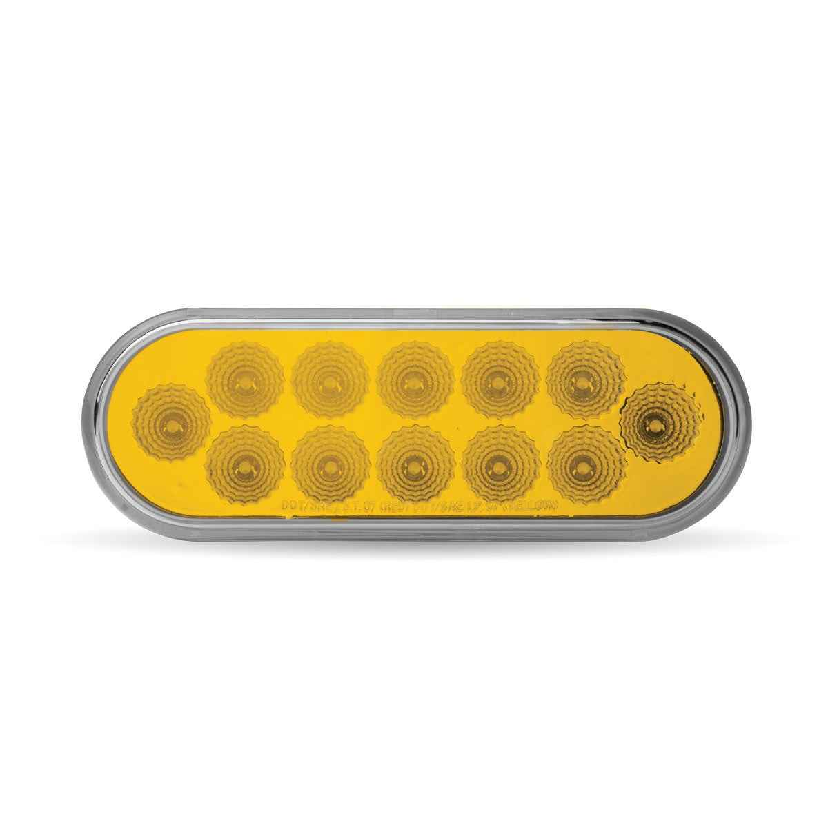 Trux Amber Anodized 6" Oval Light