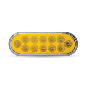 Trux Amber Anodized 6" Oval Light
