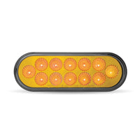 Trux Amber Anodized 6" Oval Light