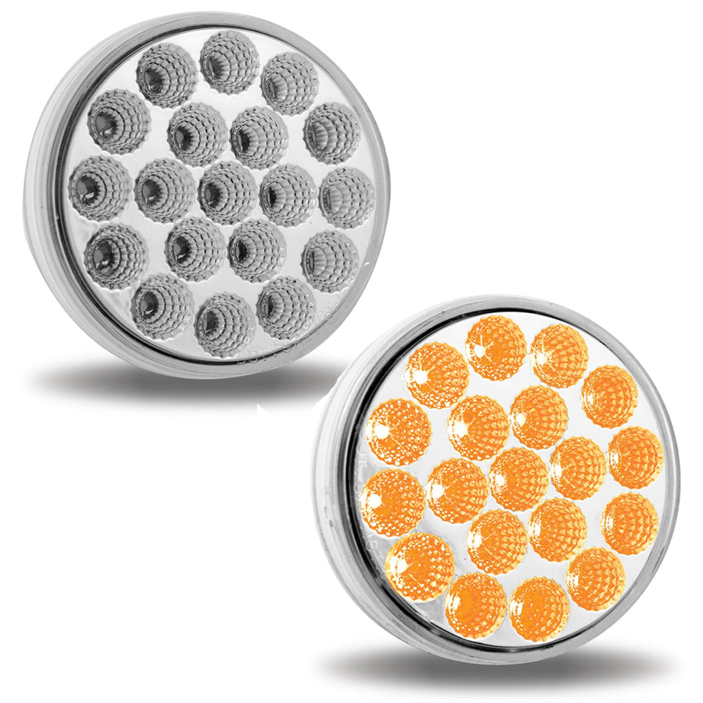 Trux 4" Round Dual Revolution Light (Color Options) Berube's Truck