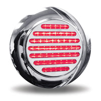 Trux 4" Red Clear Round Flatline Light