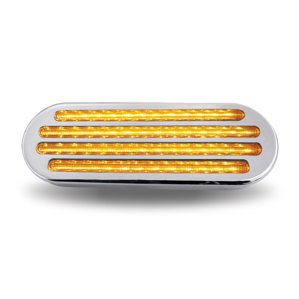 Trux 6" LED Clear Oval Flatline Light