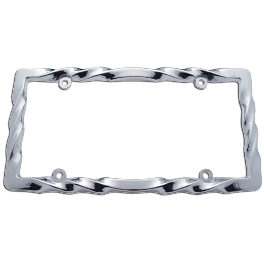 Twisted License Plate Frame