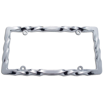 Twisted License Plate Frame