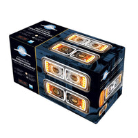 Universal LED Projection Headlights w LED Turn Signals