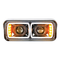 Universal LED Projection Headlights w LED Turn Signals