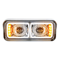 Universal LED Projection Headlights w LED Turn Signals
