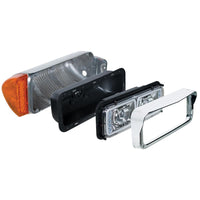 Universal LED Projection Headlights w LED Turn Signals
