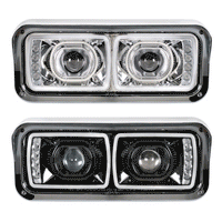 Universal LED Projection Headlights w LED Turn Signals