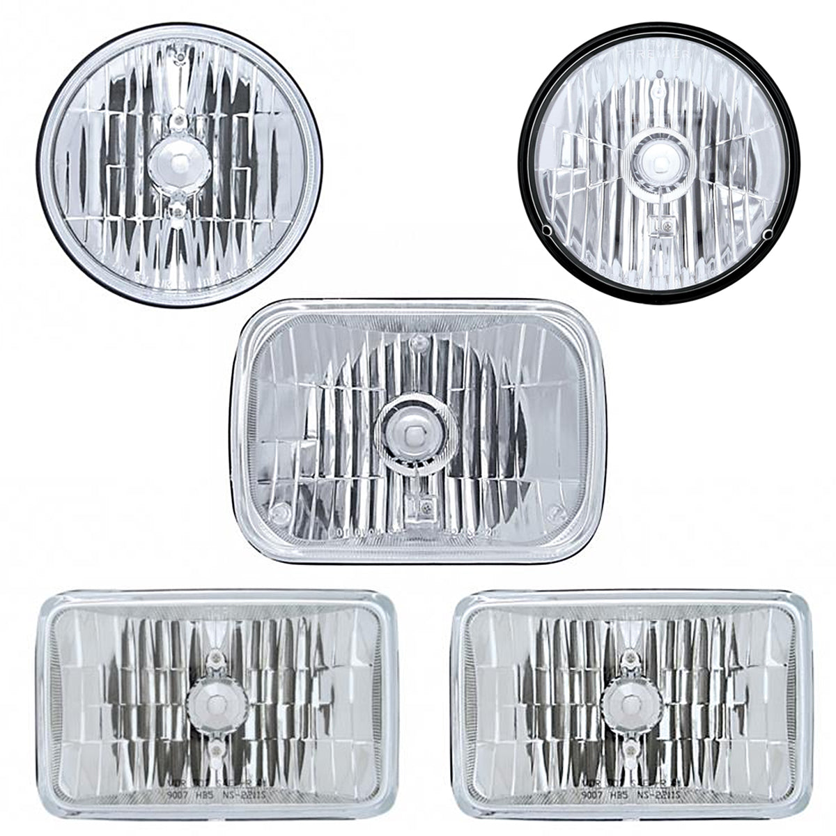 United Pacific "Crystal" Head Lights (various sizes)