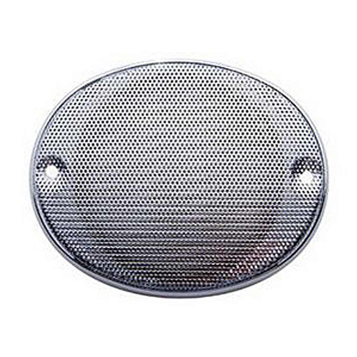 Chrome Oval C.B. Radio Speaker Cover For Various Kenworth, & International Models