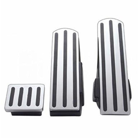 Kenworth Chromed Aluminum Foot Pedal Sets w Inserts