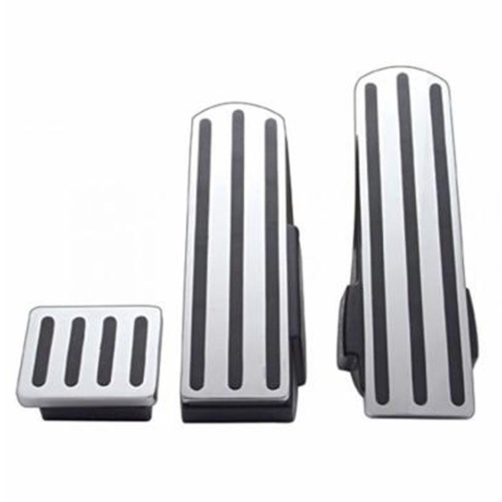 Kenworth Chromed Aluminum Foot Pedal Sets w Inserts