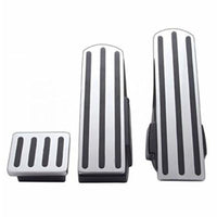 Kenworth Chromed Aluminum Foot Pedal Sets w Inserts