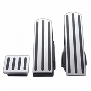 Kenworth Chromed Aluminum Foot Pedal Sets w Inserts