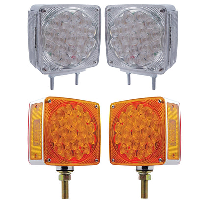 United Pacific 45 Diode 4.5" Square Double Faced Turn Signal Light