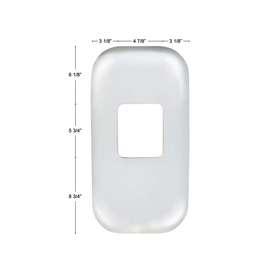 Peterbilt Chrome Shift Plate Cover 8 3/4" x 6 1/8"
