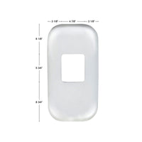 Peterbilt Chrome Shift Plate Cover 8 3/4" x 6 1/8"