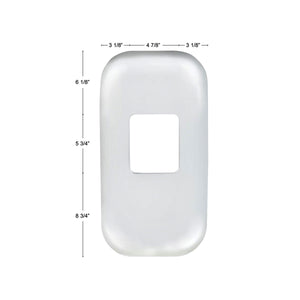Peterbilt Chrome Shift Plate Cover 8 3/4" x 6 1/8"