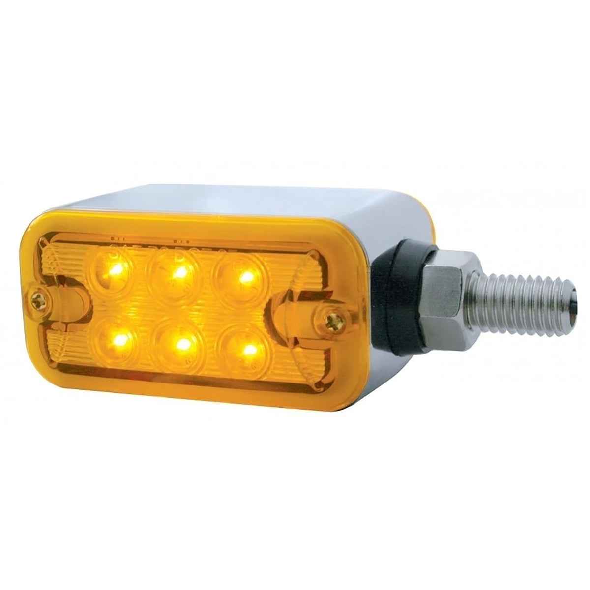 United Pacific Red/Amber Rectangle Double Face Dual Function Light