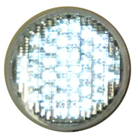 Thin White 4" Round Back Up Light